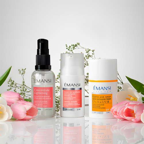 Комплекс для ухода за кожей с пигментацией ÉMANSI+APh-System