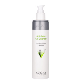 Гель очищающий для жирной и проблемной кожи лица Anti-Acne Gel Cleanser Aravia Professional, 250 мл