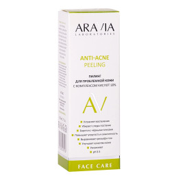 Пилинг для проблемной кожи с комплексом кислот 18% Anti-Acne Peeling Aravia Laboratories, 50 мл