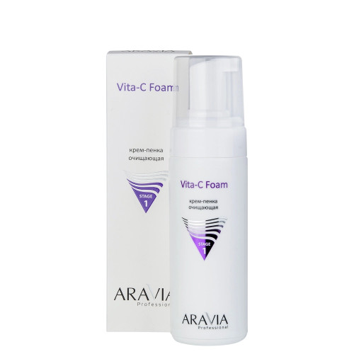 Крем-пенка очищающая Vita-C Foaming Aravia Professional, 160 мл