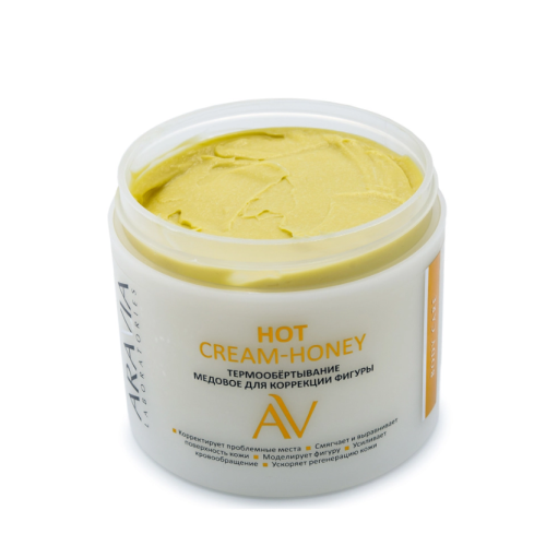Термообертывание медовое для коррекции фигуры Hot Cream-Honey Aravia Laboratories, 300 мл