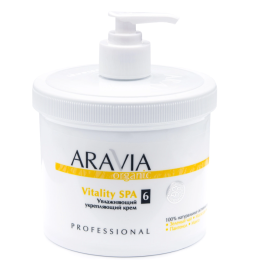 Крем увлажняющий укрепляющий Vitality Spa Aravia Organic, 550 мл