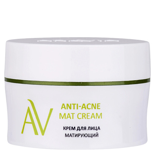 Крем для лица матирующий Anti-Acne Mat Cream Aravia Laboratories, 50 мл