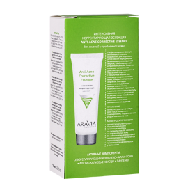 Интенсивная корректирующая эссенция для жирной и проблемной кожи Anti-Acne Corrective Essence Aravia Professional, 50 мл