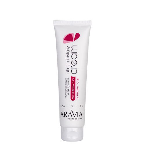 Крем для ног ультраувлажняющий с мочевиной (15%) и PHA-кислотами Ultra Moisture Cream Aravia Professional, 100 мл