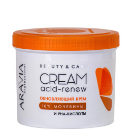 Обновляющий крем с PHA-кислотами и мочевиной (10%) Acid-renew Cream Aravia Professional, 550 мл