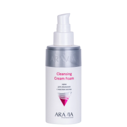 Крем для умывания с маслом хлопка Cleansing Cream Foam Aravia Professional, 150 мл