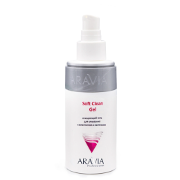 Очищающий гель для умывания с аллантоином и пантенолом Soft Clean Gel Aravia Professional, 150 мл