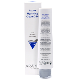 Крем для лица активное увлажнение Active Hydrating Cream 24H ARAVIA Professional, 100 мл