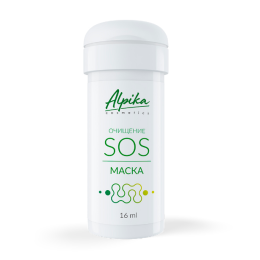 Маска SOS - очищение  для очищения жирной и комбинированной кожи Alpika, 16 мл