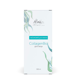 Увлажняющая гелевая маска Collagen Bio для интенсивного питания и регенерации клеток кожи Alpika, 100 мл