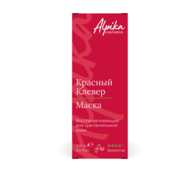Маска Красный Клевер для ухода за кожей с признаками купероза Alpika, 100 мл