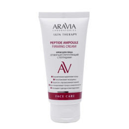 Крем для лица от морщин укрепляющий с пептидами Peptide Ampoule Firming Cream Aravia Laboratories, 50 мл