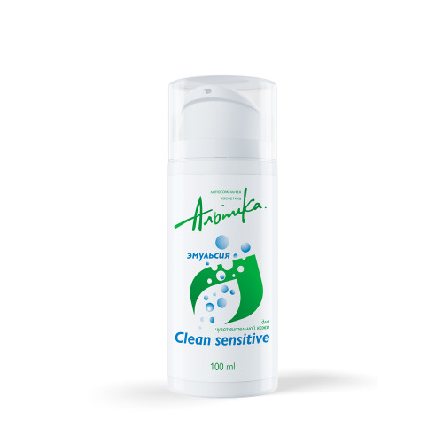 Очищающая эмульсия Clean sensitive для чувствительной кожи, pH 7,15 Alpika, 100 мл