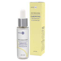 Сыворотка с витамином С и аргинином для лица ReadyMe, 30 мл