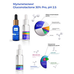 Мультипилинг Gluconolactone 30% Pro pH 2.3, Альпика