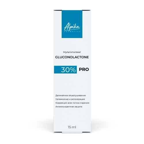 Мультипилинг Gluconolactone 30% Pro pH 2.3, Альпика