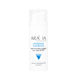 Защитный крем-праймер для лица SUN BLOCK 30SPF Aravia Professional, 50 мл