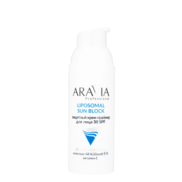 Защитный крем-праймер для лица SUN BLOCK 30SPF Aravia Professional, 50 мл
