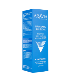 Защитный крем-праймер для лица SUN BLOCK 30SPF Aravia Professional, 50 мл