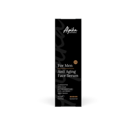 Сыворотка для лица антивозрастная с 24-часовым действием Anti Aging Face Serum For Men 24H Alpika, 15мл
