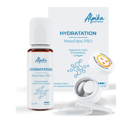 Набор тканевых масок с сывороткой-активатором MesoTabs PRO Hydratation Alpika, 5шт