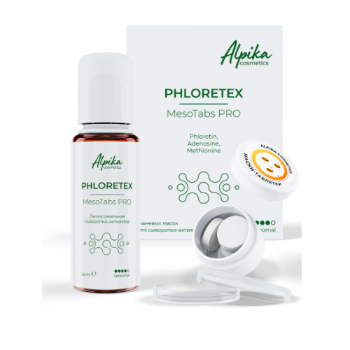 Набор тканевых масок с сывороткой-активатором MesoTabs PRO Phloretex Alpika, 5шт